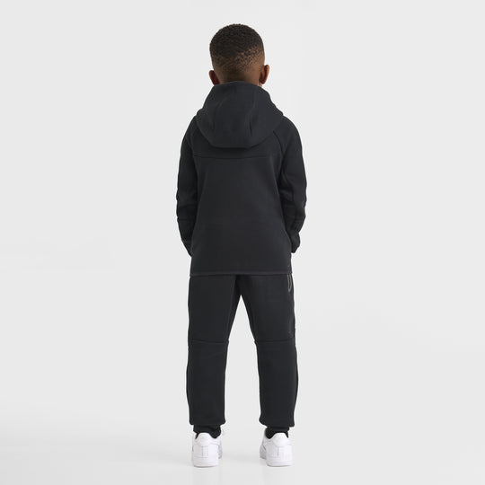 Nike Sportswear Children's Tech Fleece Full Zip Hoodie Set / Black