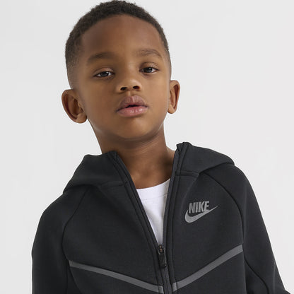 Nike Sportswear Children's Tech Fleece Full Zip Hoodie Set / Black