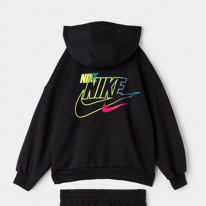 Nike Sportswear Children's Glow Fleece Set / Black