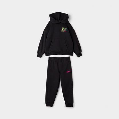 Nike Sportswear Children's Glow Fleece Set / Black