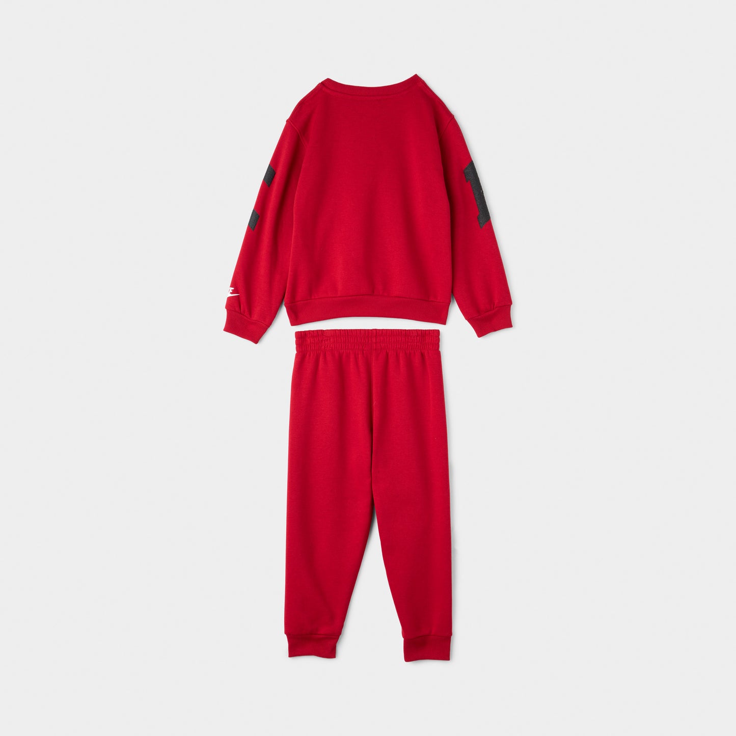 Nike Children's Fleece Crew Jogger Set / Gym Red