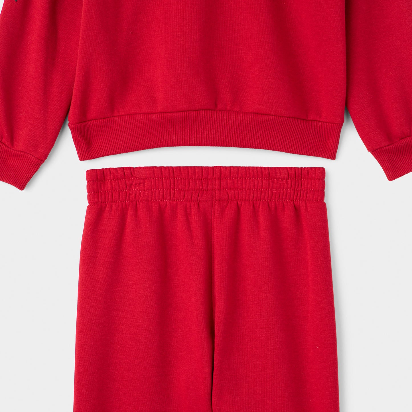 Nike Children's Fleece Crew Jogger Set / Gym Red