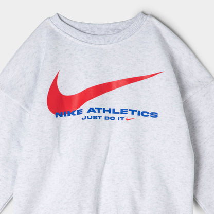 Nike Children's Swoosh Fleece Crew Pant Set / Birch Heather