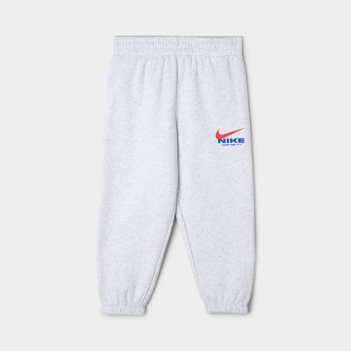 Nike Children's Swoosh Fleece Crew Pant Set / Birch Heather