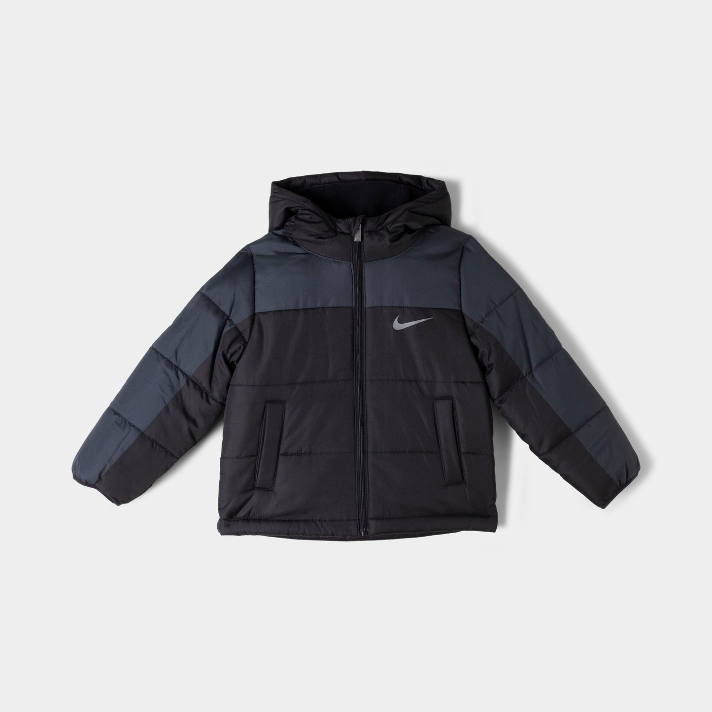 Nike Enfant Veste matelassée couleur block et Cloisonnée / Noir