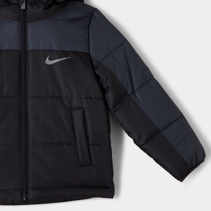 Nike Enfant Veste matelassée couleur block et Cloisonnée / Noir