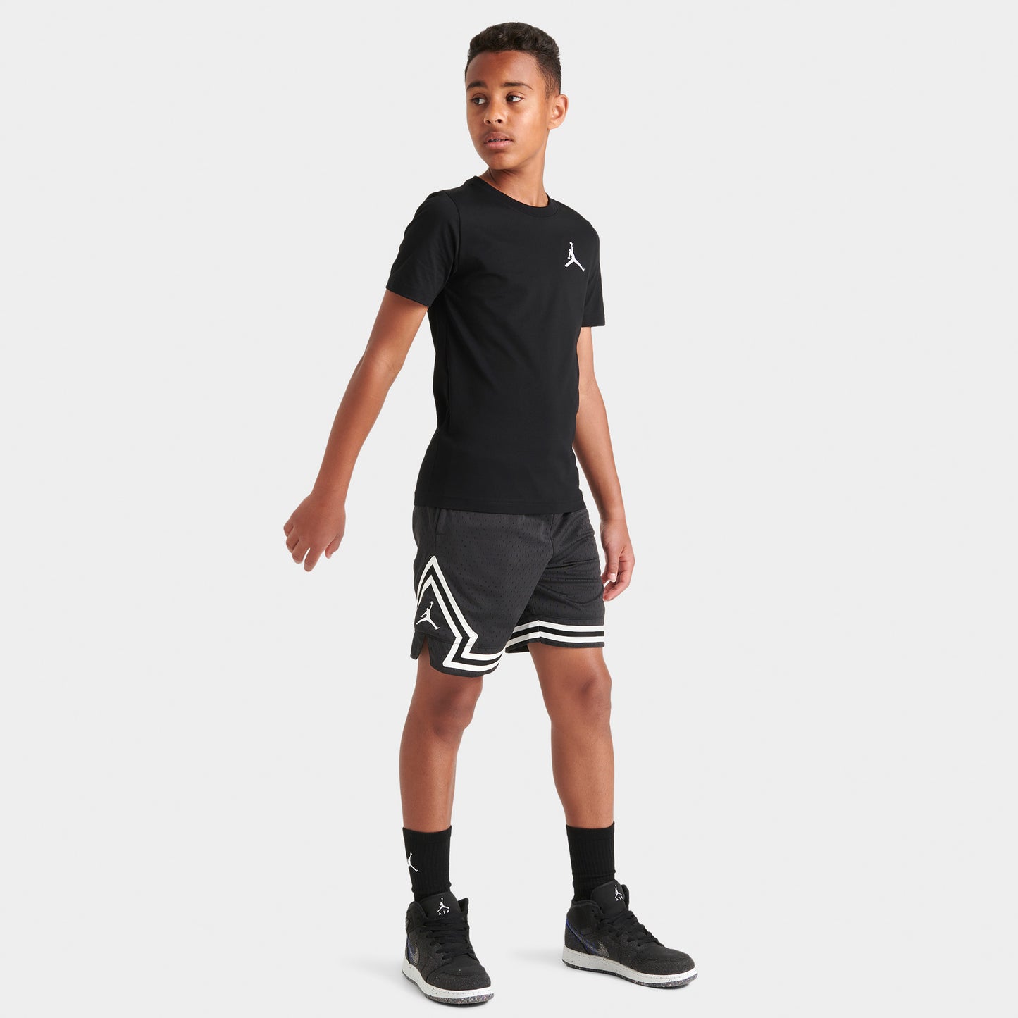 Jordan Junior Garçons' Jumpman Emblem T-shirt / Noir