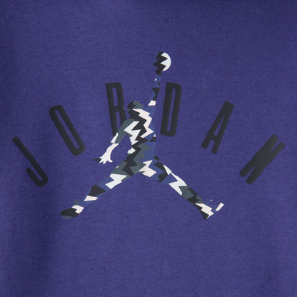Jordan Junior Boys' MJ Flight MVP Pullover Hoodie / Sky Purple