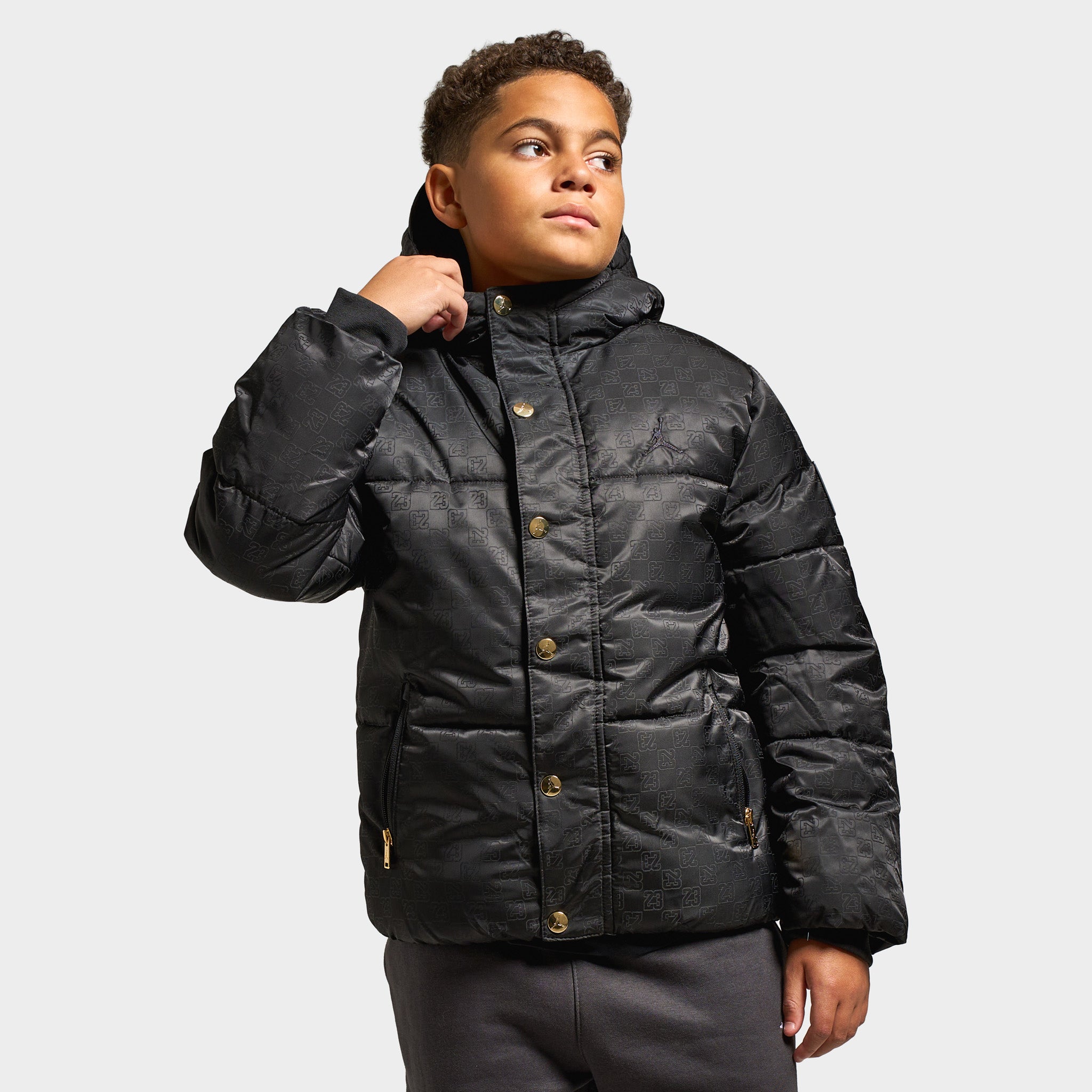 JORDAN ジャケット Jordan Juniors' 23 Jacquard Fill Jacket / Black – JD Sports