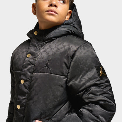 Jordan Juniors' 23 Jacquard Fill Jacket / Black