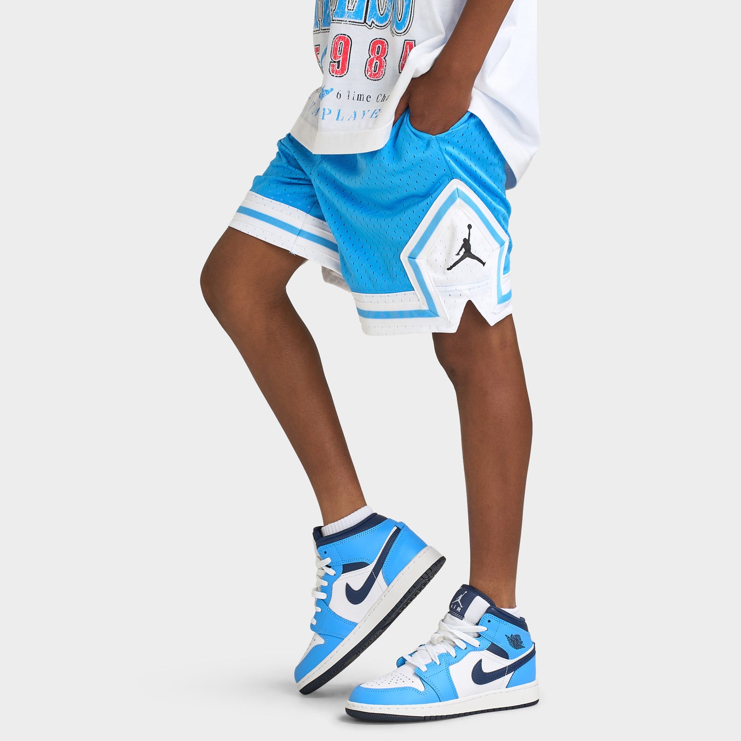 Jordan Juniors' Sport Diamond Shorts / University Blue