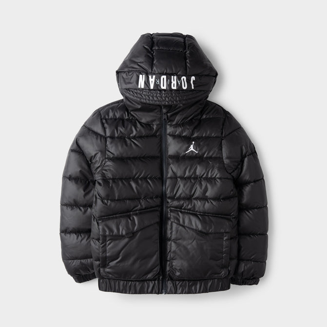 Jordan Junior Boys Filled Quilt Jacket Black