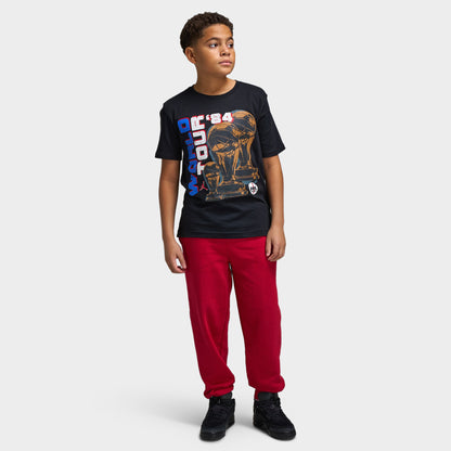 Jordan Juniors'  MJ Brooklyn Fleece Pants / Gym Red
