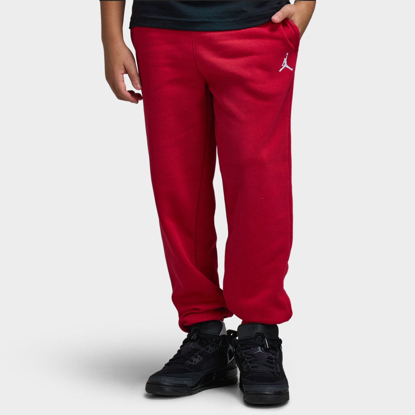 Jordan Juniors'  MJ Brooklyn Fleece Pants / Gym Red