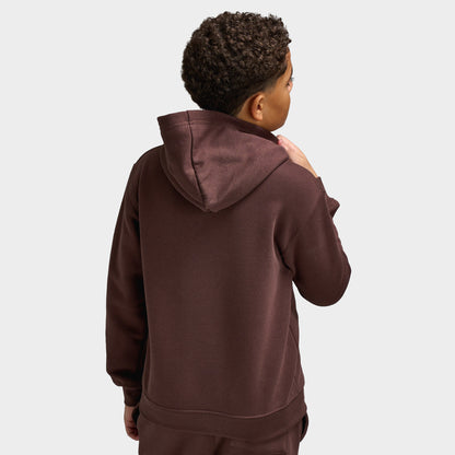 Jordan Juniors' MJ Brooklyn Fleece Pullover Hoodie / Baroque Brown