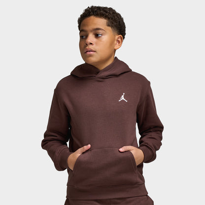 Jordan Juniors' MJ Brooklyn Fleece Pullover Hoodie / Baroque Brown