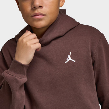 Jordan Juniors' MJ Brooklyn Fleece Pullover Hoodie / Baroque Brown
