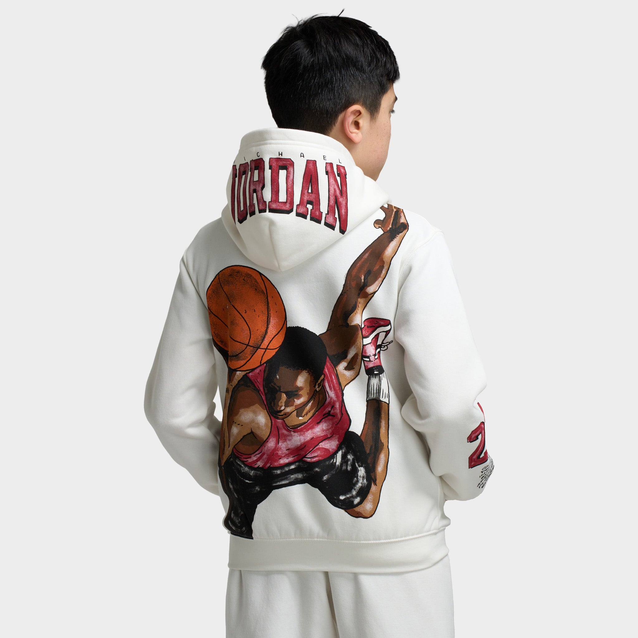 Jordan Juniors' Sketch Pullover Hoodie / Sail – JD Sports