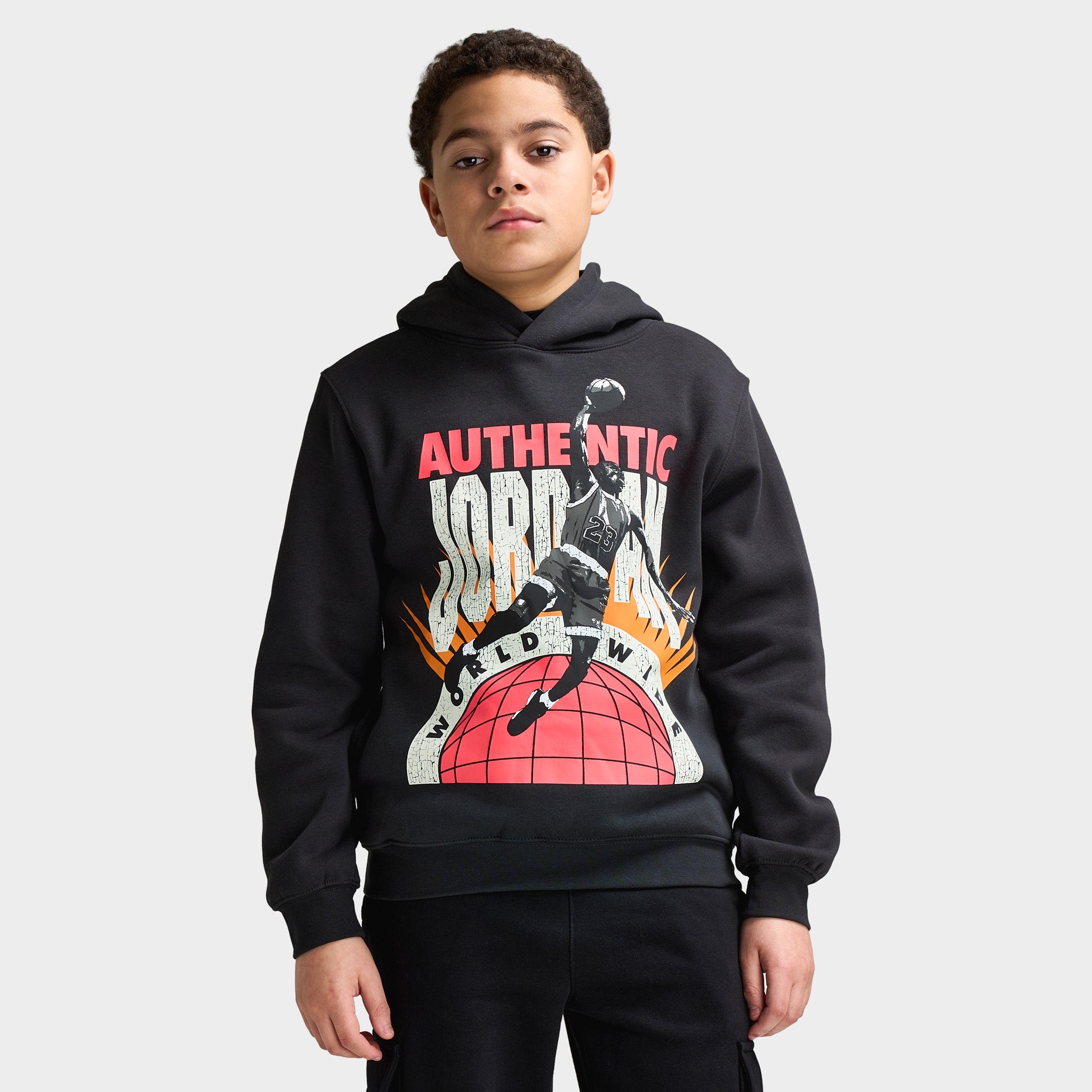 Jordan Juniors' Authentic Graphic Hoodie / Off Noir – JD Sports