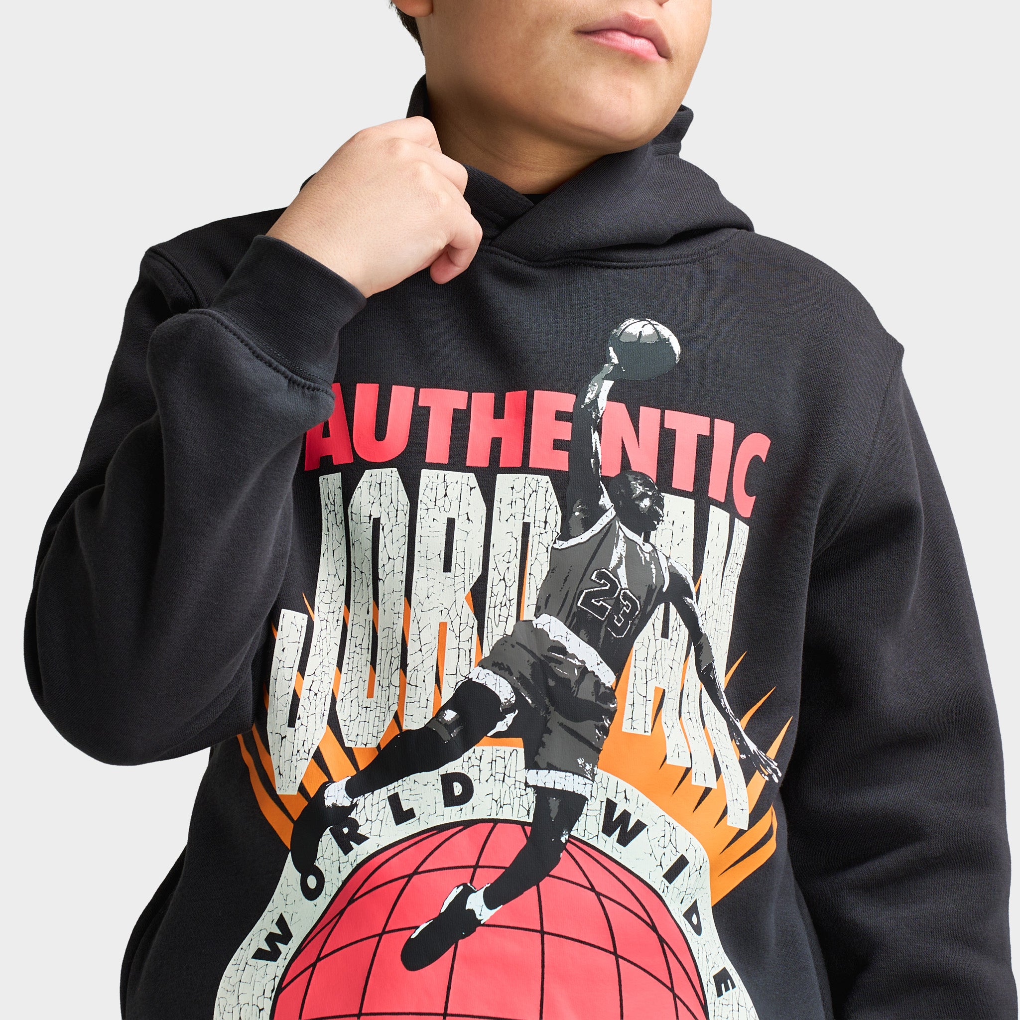 Jordan Juniors' Authentic Graphic Hoodie / Off Noir – JD Sports