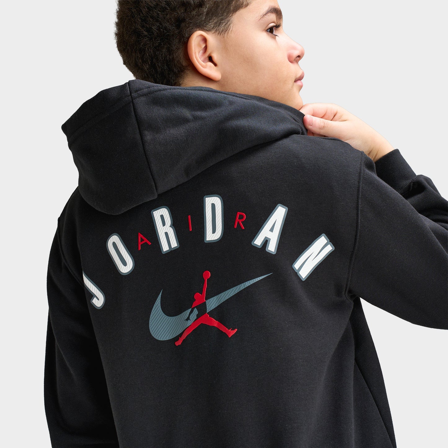 Jordan Junior Brand Arch Chandail à Capuchon entièrement zippé / Noir