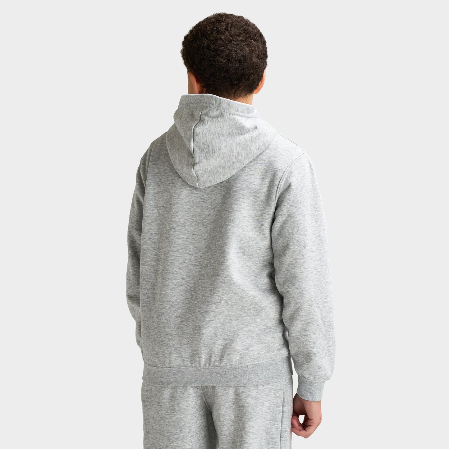 Jordan Juniors' Brand Arch Pullover Hoodie / Grey Marl