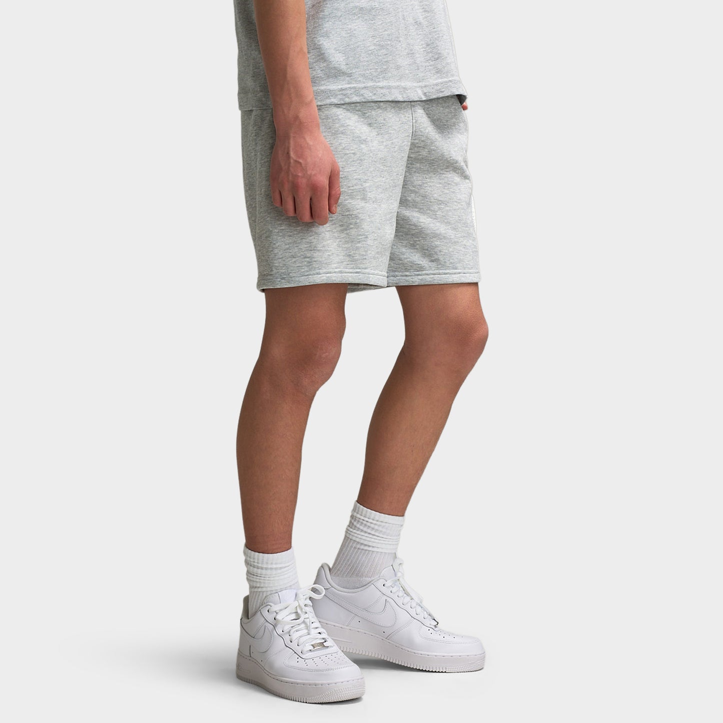 Jordan Juniors' Brand Arch Fleece Shorts / Light Grey Heather