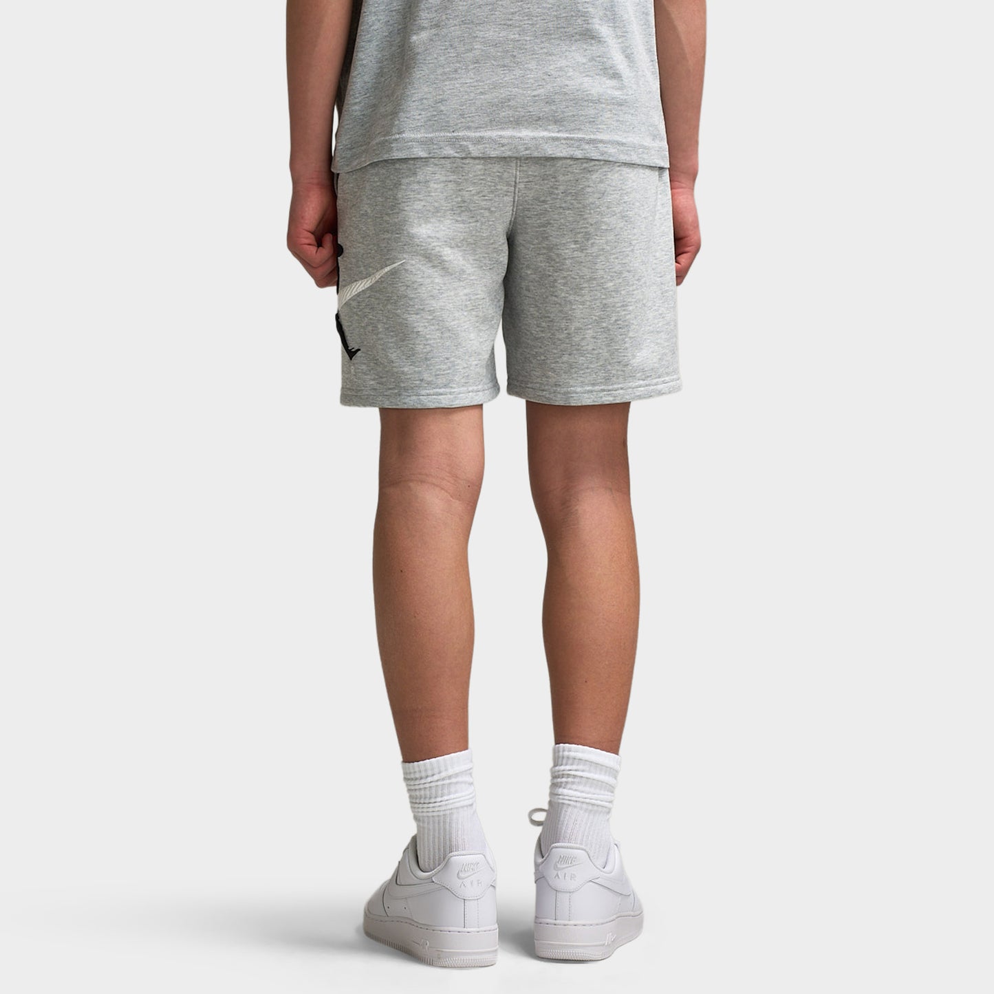 Jordan Juniors' Brand Arch Fleece Shorts / Light Grey Heather