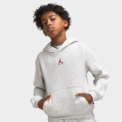 Jordan Junior Boys' Brooklyn Pullover Hoodie / Neutral Grey