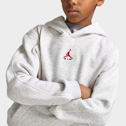 Jordan Junior Boys' Brooklyn Pullover Hoodie / Neutral Grey