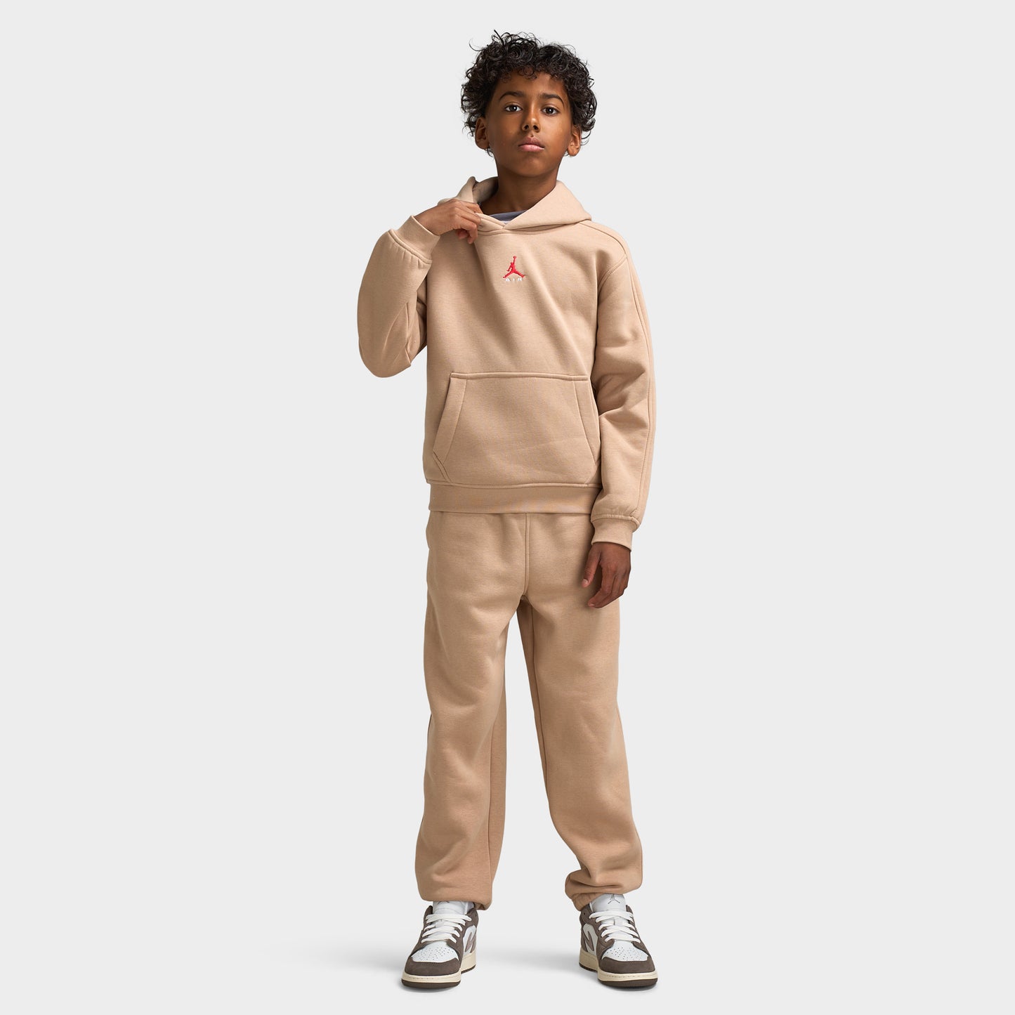 Jordan Junior Boys' Brooklyn Pullover Hoodie / Hemp