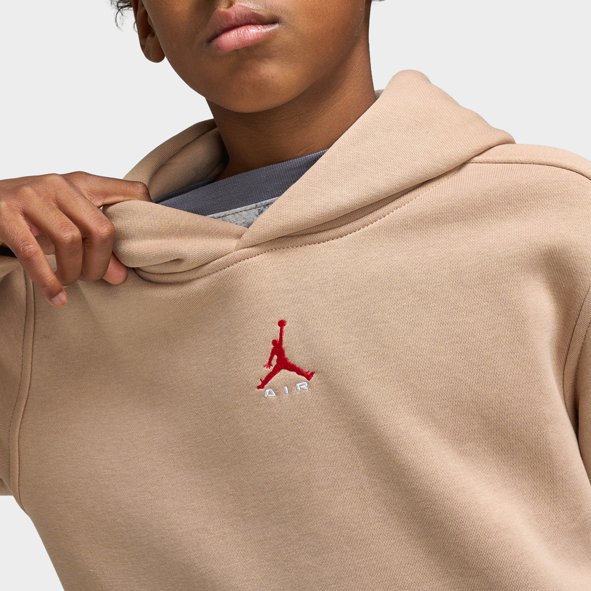 Jordan Junior Boys' Brooklyn Pullover Hoodie / Hemp
