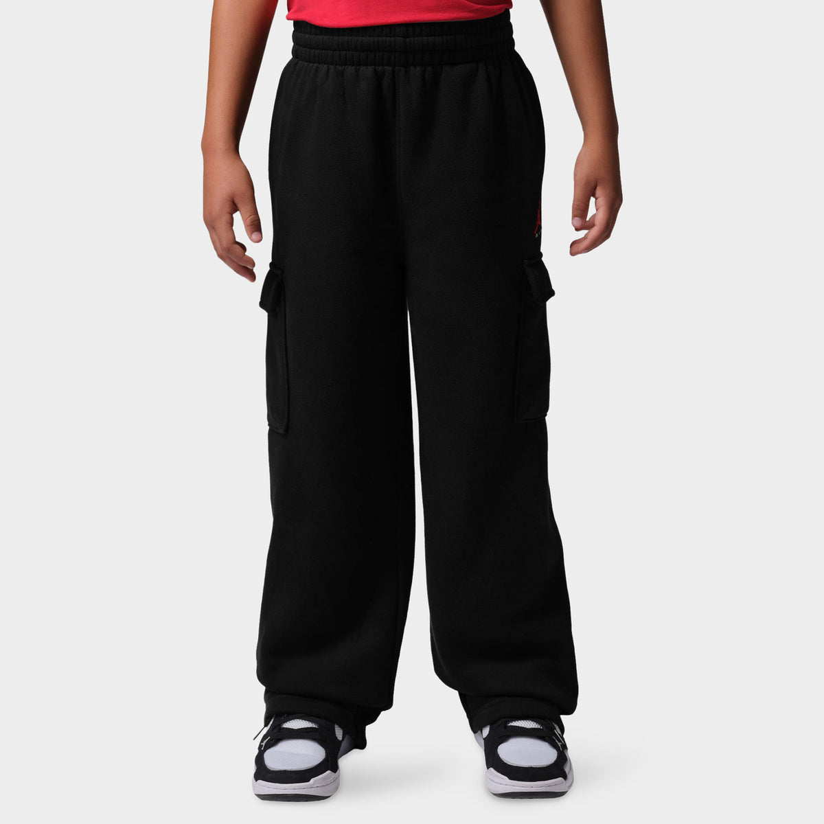Jordan Juniors' Brooklyn Fleece Cargo Pants / Black