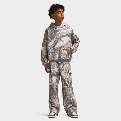 Jordan Junior Boys' Brooklyn Real Tree SSNL Fleece Hoodie / Swan