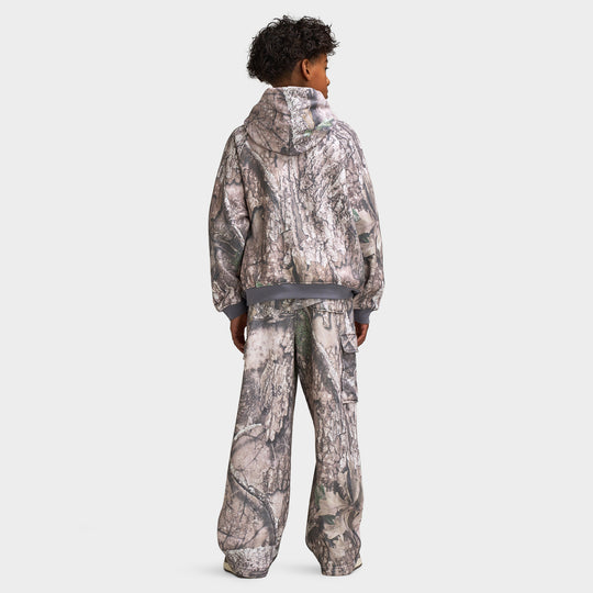 Jordan Junior Boys' Brooklyn Real Tree SSNL Fleece Hoodie / Swan
