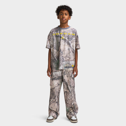Jordan Juniors Boys' Brooklyn Real Tree AOP Pant / Swan