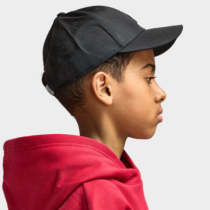 Jordan Big Kids Metal Jumpman Curve Brim Black / Gunmetal