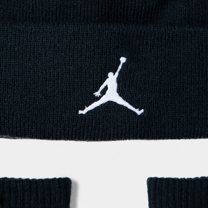 Jordan Kids' Essential Beanie Set / Black