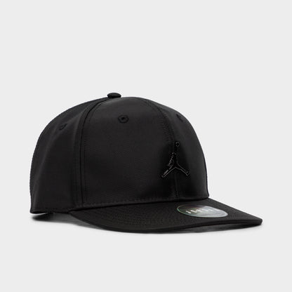 Jordan Big Kids Metal Jumpman Flatbrim Cap / Black