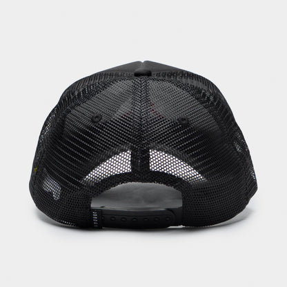 Jordan Big Kids Jumpman Foam Trucker Hat Black/ Gym Red