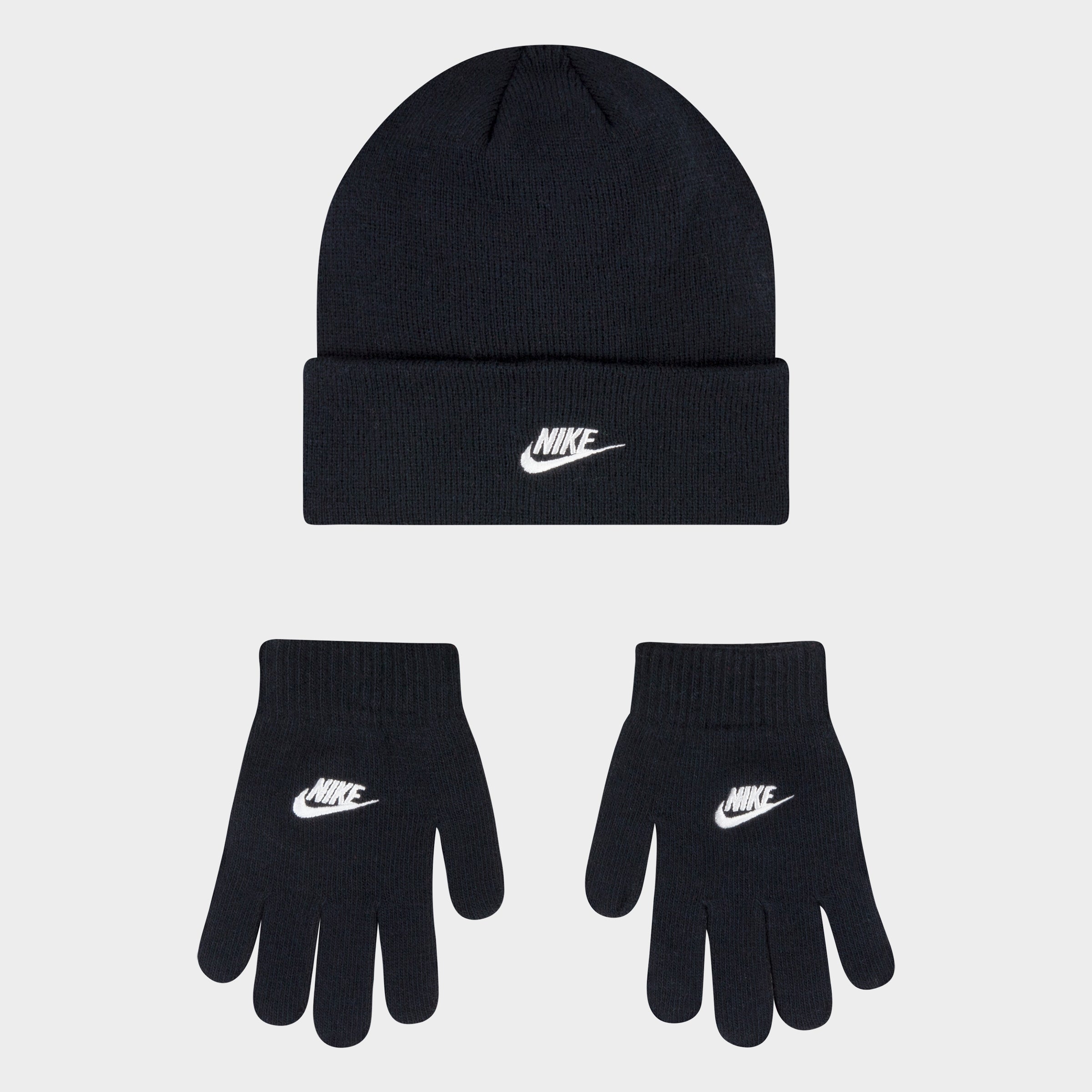 Nike Big Kids Club Beanie and Gloves Set / Black – JD Sports