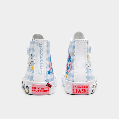 Converse Children's Chuck Taylor All Star Hello Kitty and Friends Baby Blue / White - White