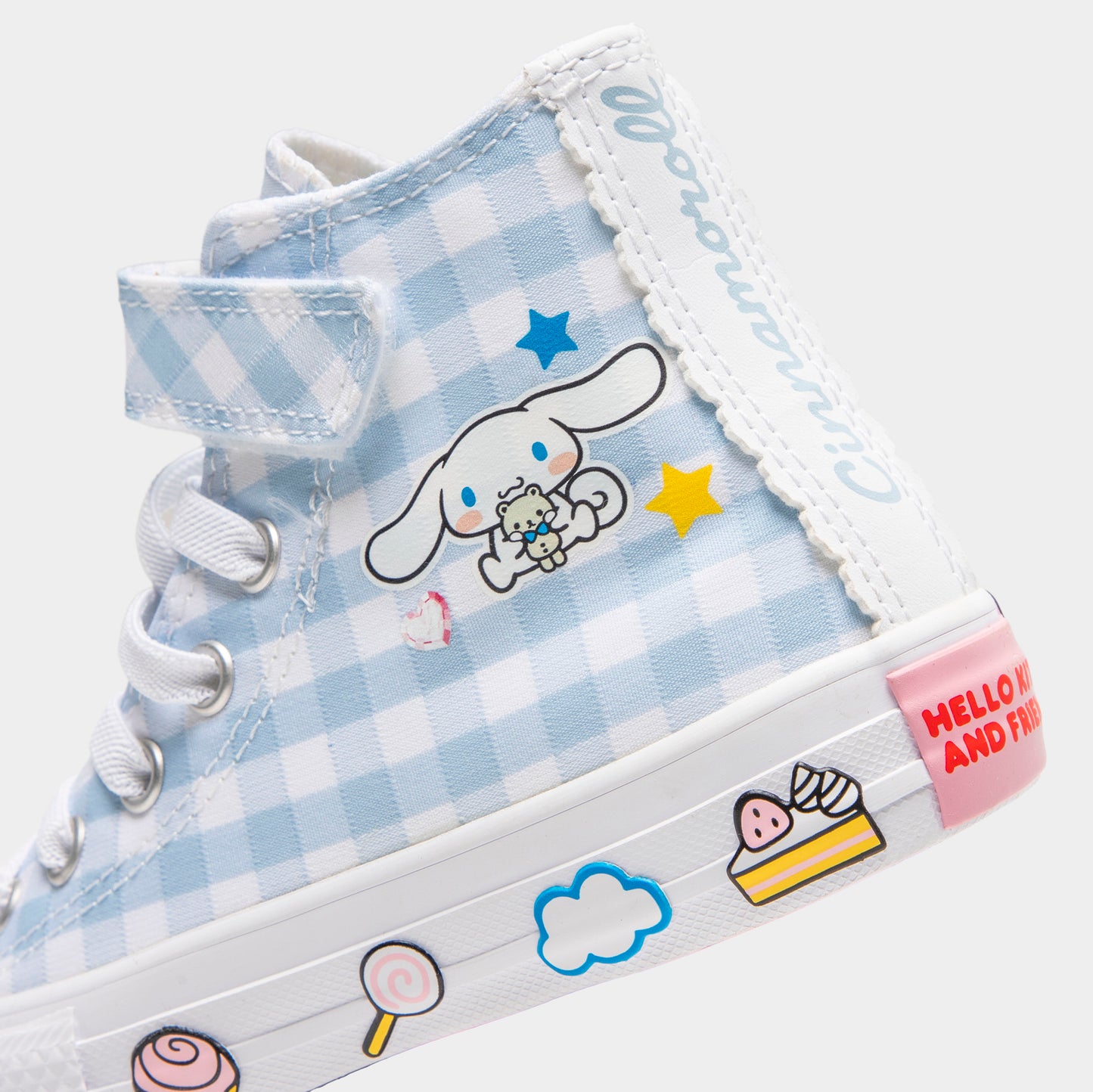 Converse Children's Chuck Taylor All Star Hello Kitty and Friends Baby Blue / White - White