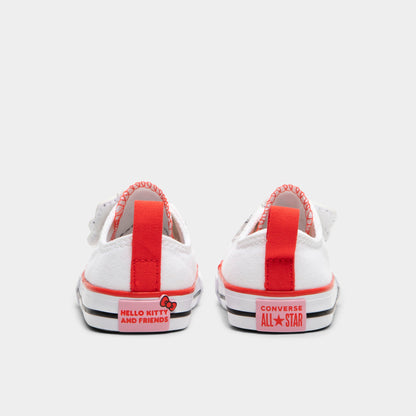 Converse Enfants Chuck Taylor All Star modèle Hello Kitty et ses amis Blanc / Blanc - Rouge