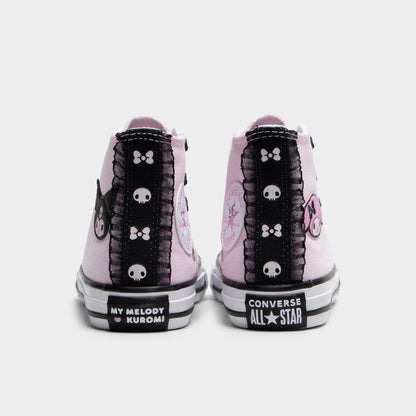 Converse Enfants Chuck Taylor All Star Hi My Melody & Kuromi Noir / Rose - Brun
