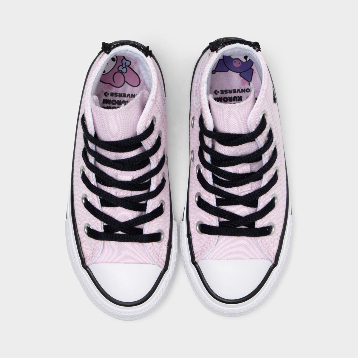 Converse Enfants Chuck Taylor All Star Hi My Melody & Kuromi Noir / Rose - Brun