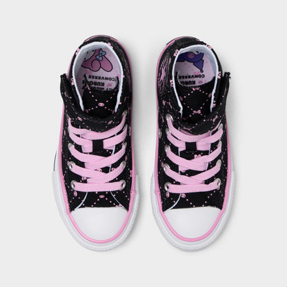 Converse Children's Chuck Taylor All-Stars Hi My Melody & Kuromi Black / Pink - Brown