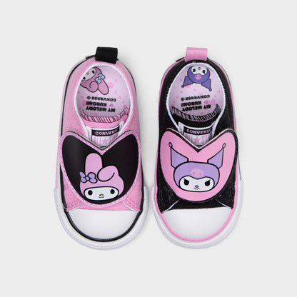 Converse Nourissons Chuck Taylor All-Stars My Melody & Kuromi Rose / Noir - Noir