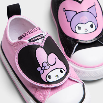 Converse Nourissons Chuck Taylor All-Stars My Melody & Kuromi Rose / Noir - Noir