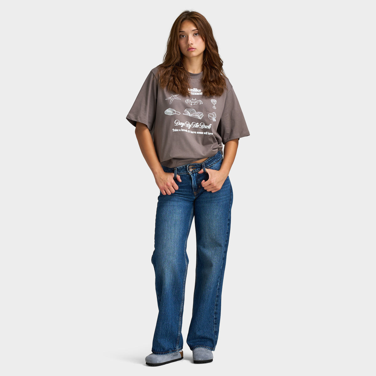 Levi's Women's Superlow Loose Blended Beauty / Dark Indigo